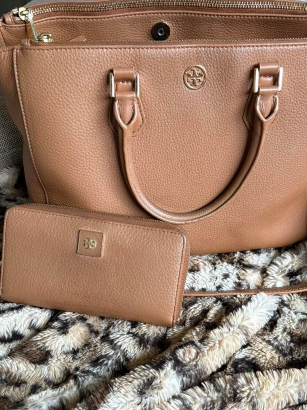 Tory Burch Tote with Matching Wallet